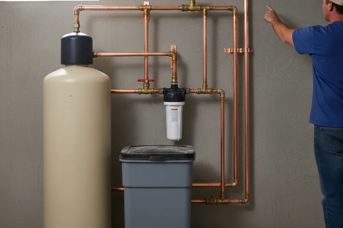 Whole-house water treatment system installed in Garden City